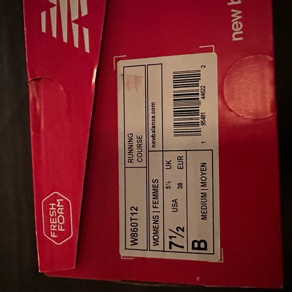 Women's New Balance W860T12 Running Shoes - Picture 8 of 8